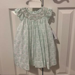 Petit Ami 9mo smocked gauze dress
